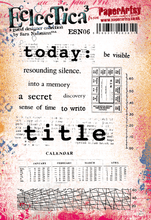 Load image into Gallery viewer, PaperArtsy Eclectica3 Stamp Set Today by Sara Neumann (ESN06)