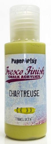 PaperArtsy Fresco Finish Chalk Acrylics Chartreuse Translucent (FF81)