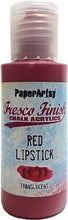 Load image into Gallery viewer, PaperArtsy Fresco Finish Chalk Acrylics Red Lipstick Translucent (FF160)