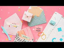 Load and play video in Gallery viewer, We R Memory Keepers Punch Board Interactive Explosion Card and Envelope Maker (60000104)