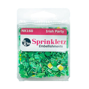 Buttons, Galore & More Sprinkletz Embellishments Irish Party (NK160)