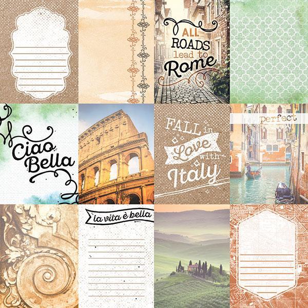 Paper House Productions 12x12 Scrapbook Paper - Italian Words (P-2069) –  Everything Mixed Media