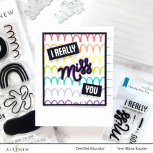 Load image into Gallery viewer, Altenew Stamp & Die Set I Really Miss You (ALT6257)