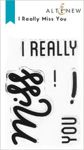 Load image into Gallery viewer, Altenew Stamp & Die Set I Really Miss You (ALT6257)