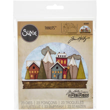 Load image into Gallery viewer, Sizzix Alterations Thinlits Die Set Snowglobe by Tim Holtz (661603)