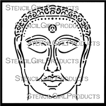 Load image into Gallery viewer, StencilGirl Products - Gwen Lafleur Chinese Garden Bhudda Small S712