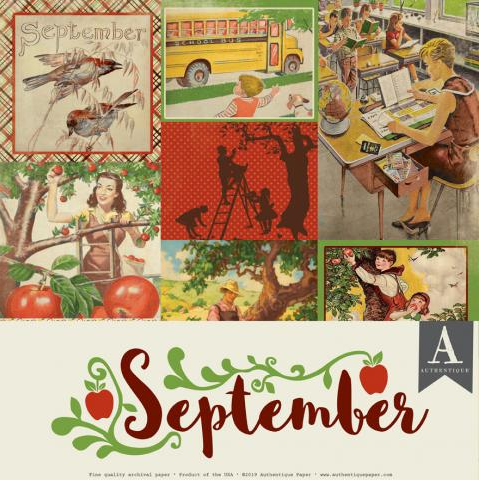 Authentique The Calendar Collection September Paper Pack (CAL057)