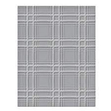 Load image into Gallery viewer, Spellbinders Detailed Embossing Folder Plaid Company (SES-018)