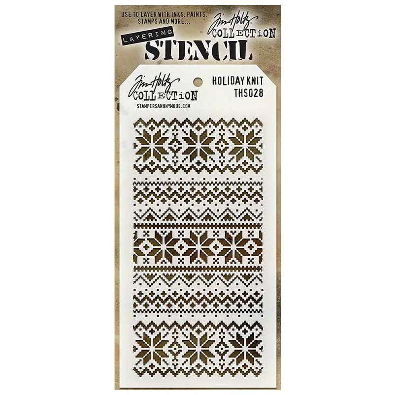 Tim Holtz Layering Stencil: Pinecones - THS164