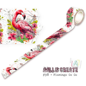 AALL & CREATE Washi Tape Flamingo Go Go Layer it Up #98