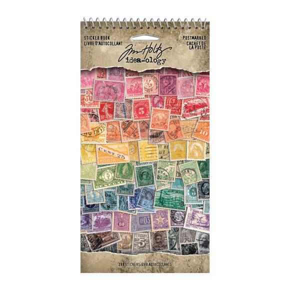 Tim Holtz Idea-ology Sticker Book Postmarked (TH94387)