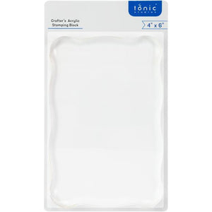 Tonic 4x6 Acrylic Stamp Block  (5313e)
