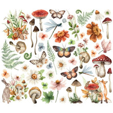Load image into Gallery viewer, Simple Stories Simple Vintage Woodlands Bits n Pieces Floral 34/Pkg (24723)
