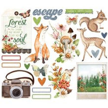 Load image into Gallery viewer, Simple Stories Simple Vintage Woodlands Bits n Pieces Big Bits 21/Pkg (24724)
