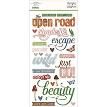 Load image into Gallery viewer, Simple Stories Simple Vintage Woodlands Foam Stickers (24729)
