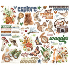 Load image into Gallery viewer, Simple Stories Simple Vintage Woodlands Bits n Pieces 52/Pkg (24722)
