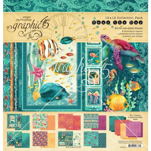 Graphic 45 - Seas the Day 12x12 Paper Pad (4503022)