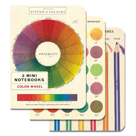 Cavallini & Co Mini Notebooks Color Wheel
