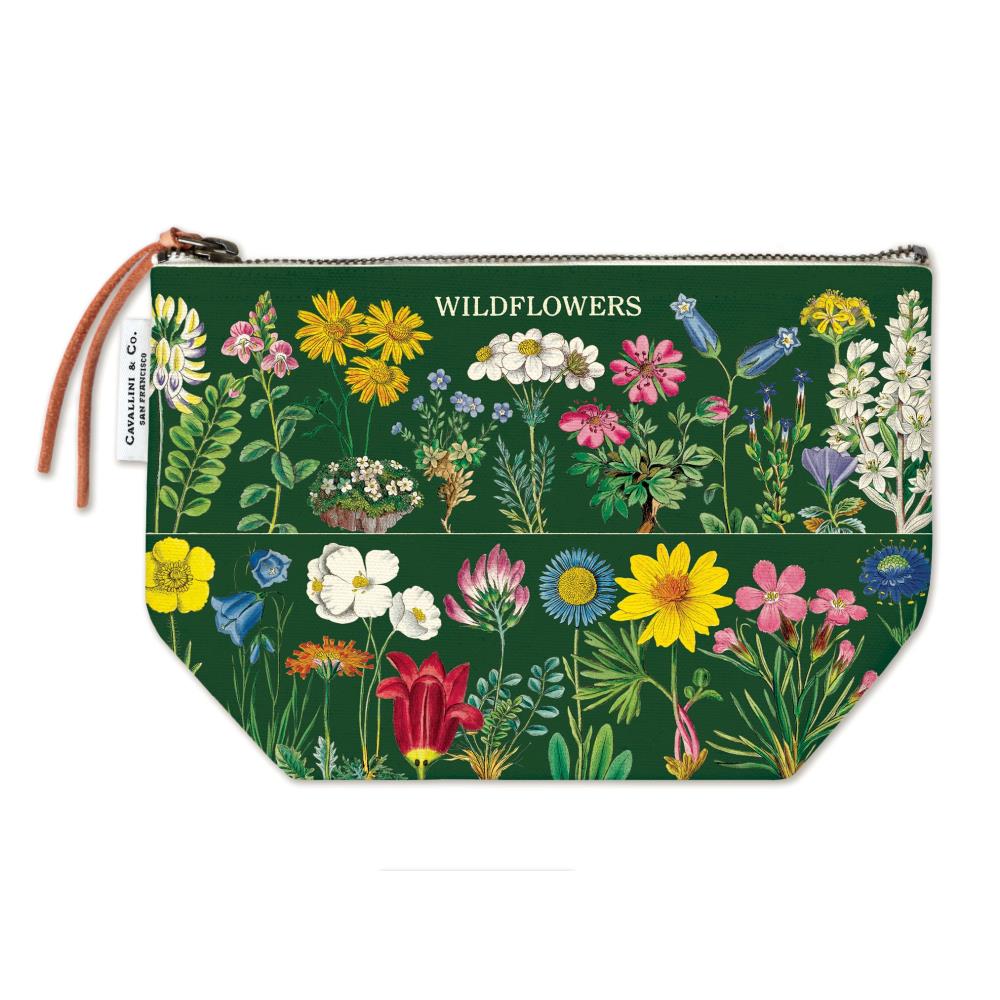 Cavallini & Co. Wildflowers 2 Pouch / Pencil Case