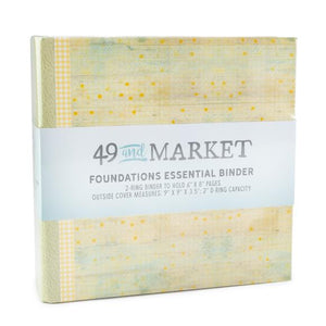 49 and Market Fountations Binder Kit Sunny
