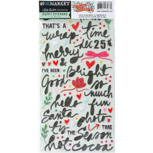 49 and Market Vicki Boutin Mistletoe and Memories Puffy Stickers