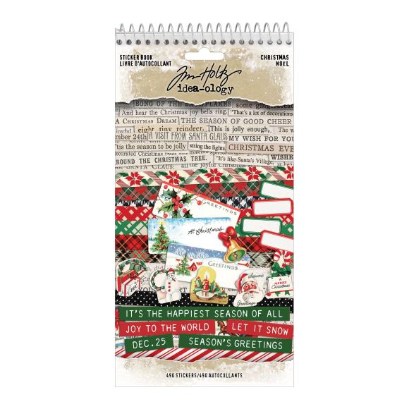 Tim Holtz idea-ology 2025 Christmas Sticker Book  (TH94451)