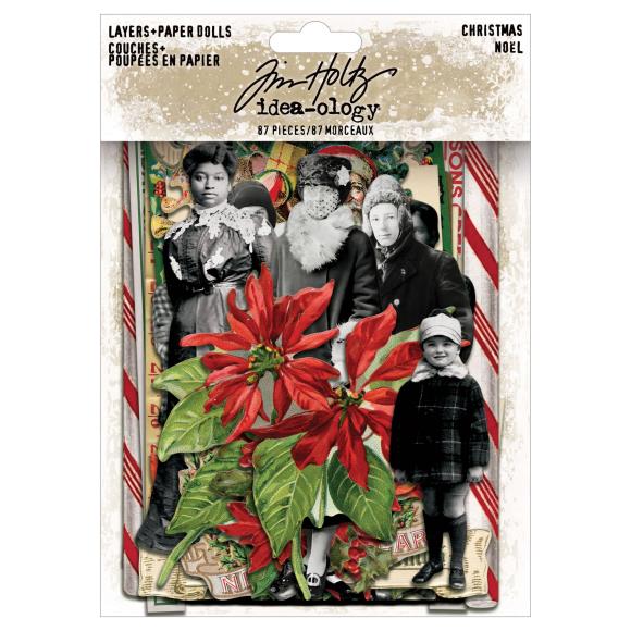 Tim Holtz idea-ology 2025 Christmas Layers and Paper Dolls (TH94449)