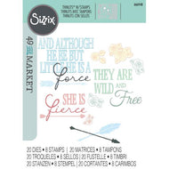 Sizzix 49 and Market Forces of Nature Stamp and Die Set (666948)