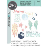 Sizzix 49 and Market Starlight Dreams Stamp and Die Set (666950)