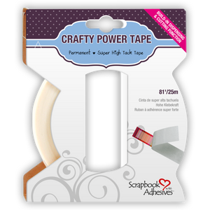 Scrapbook Adhesives by 3L Crafty Power Tape w/Dispenser 81' (01638)