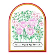 Load image into Gallery viewer, Spellbinders Paper Arts BetterPress Letterpress Registration Press Plates Blooming Garden (BP-002)
