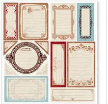 Load image into Gallery viewer, Deja&#39; Views Sharon Ann Timeless Collection Cardstock Journaling Pieces
