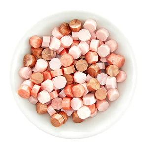 Spellbinders Paper Arts Sealed Collection Must-Have Wax Bead Mix Coral (WS-117)