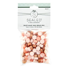 Load image into Gallery viewer, Spellbinders Paper Arts Sealed Collection Must-Have Wax Bead Mix Coral (WS-117)
