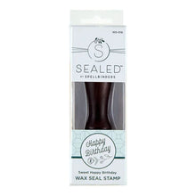 Load image into Gallery viewer, Spellbinders Paper Arts Wax Seal Stamp Sweet Happy Birthday (WS-016)
