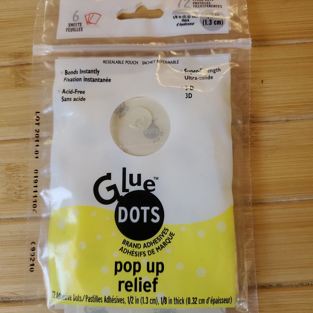 Glue Dots Pop Up Relief Dots 1/2