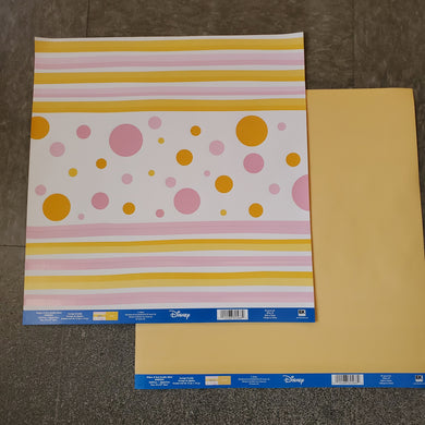 SCRAPBOOK CUSTOMS 12x12 Disney Themed Paper: Mouse & Stripes