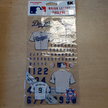 Load image into Gallery viewer, EK Success Major League Baseball Sticker Sheet Los Angeles Dodgers
