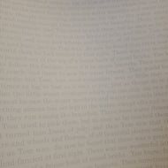 Jenni Bowlin Studio 12x12 Scrapbook Paper Blue Bookprint (PP115)