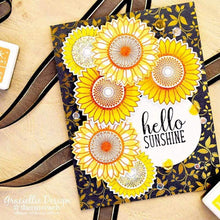 Load image into Gallery viewer, Gina K Designs Stamp N Foil Stamp &amp; Die Set Graphic Sunflowers

