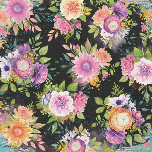 Flower Garden: Lovely Floral 12x12 Patterned Paper - Echo Park