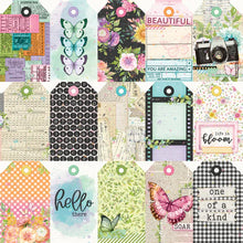 Load image into Gallery viewer, Simple Stories Simple Vintage Life In Bloom 12x12 Scrapbook Paper Tag Elements (19710)
