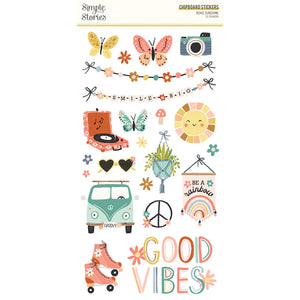 Simple Stories Boho Sunshine Collection Chipboard Stickers (19916)