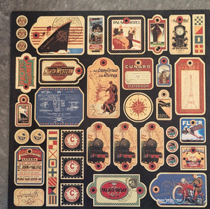 Graphic 45 - Transatlantique Collection - Tags (4500092)