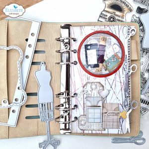Elizabeth Craft Designs Die Set Planner Essentials Sidekick Essentials 26 Yarn Card w/ Scissors  (2028)