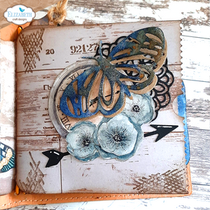 PRE-ORDER Elizabeth Craft Designs Art Journal Specials Back in Time Collection Ticket to Fly Free Die (2033)