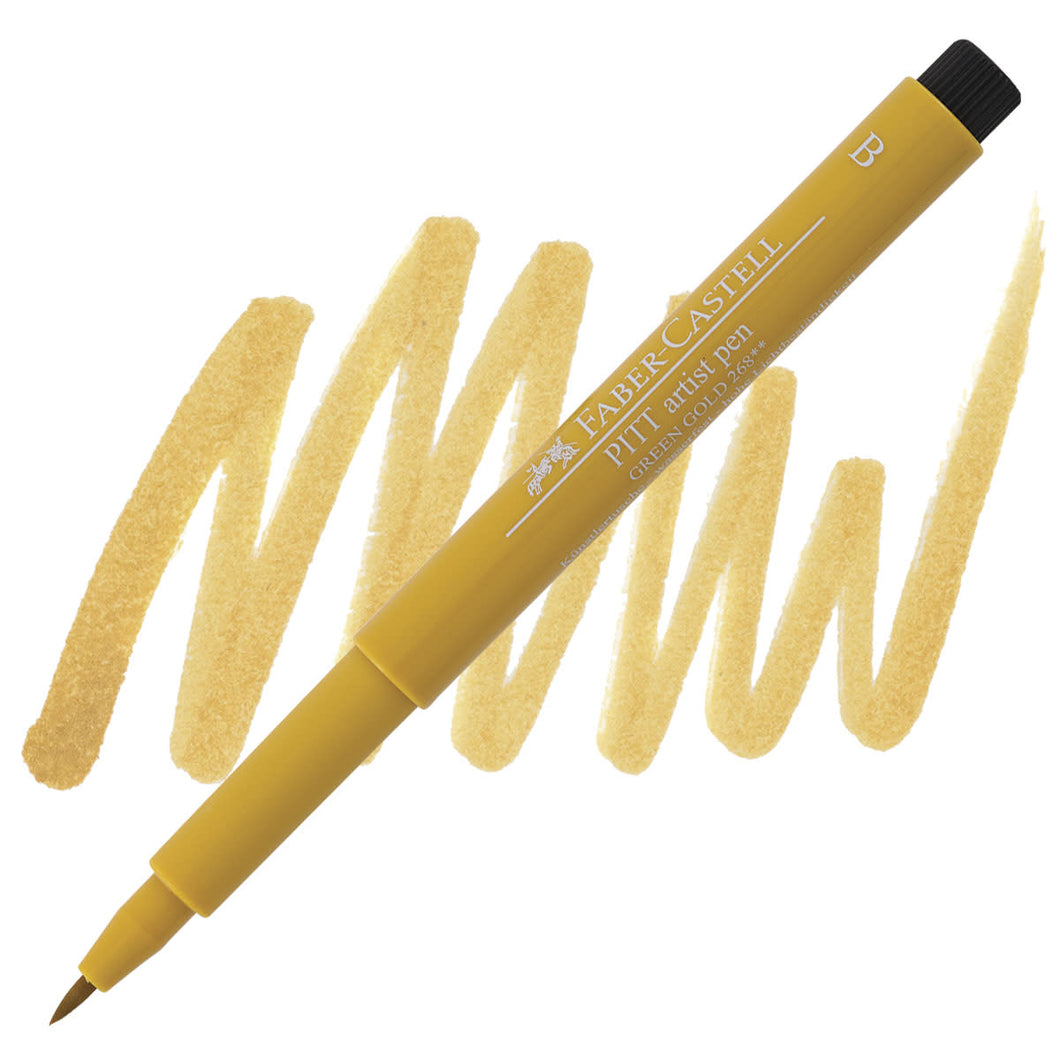 Faber-Castell PITT Artist Brush Pen Green Gold 268