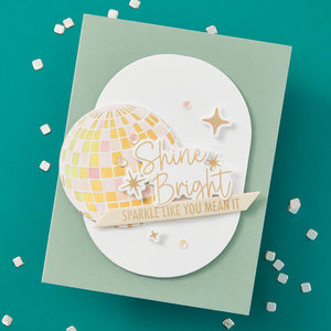 Spellbinders Paper Arts Disco Impressions Betterpress Plate & Die Set (BP-210)