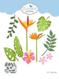 Elizabeth Craft Designs Jungle Party Collection Die Set Jungle Leaves (2129)