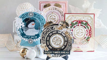 Load image into Gallery viewer, Spellbinders Paper Arts APG Die of the Month November 2022 Pop Up 3D Vignette Alarm Clock
